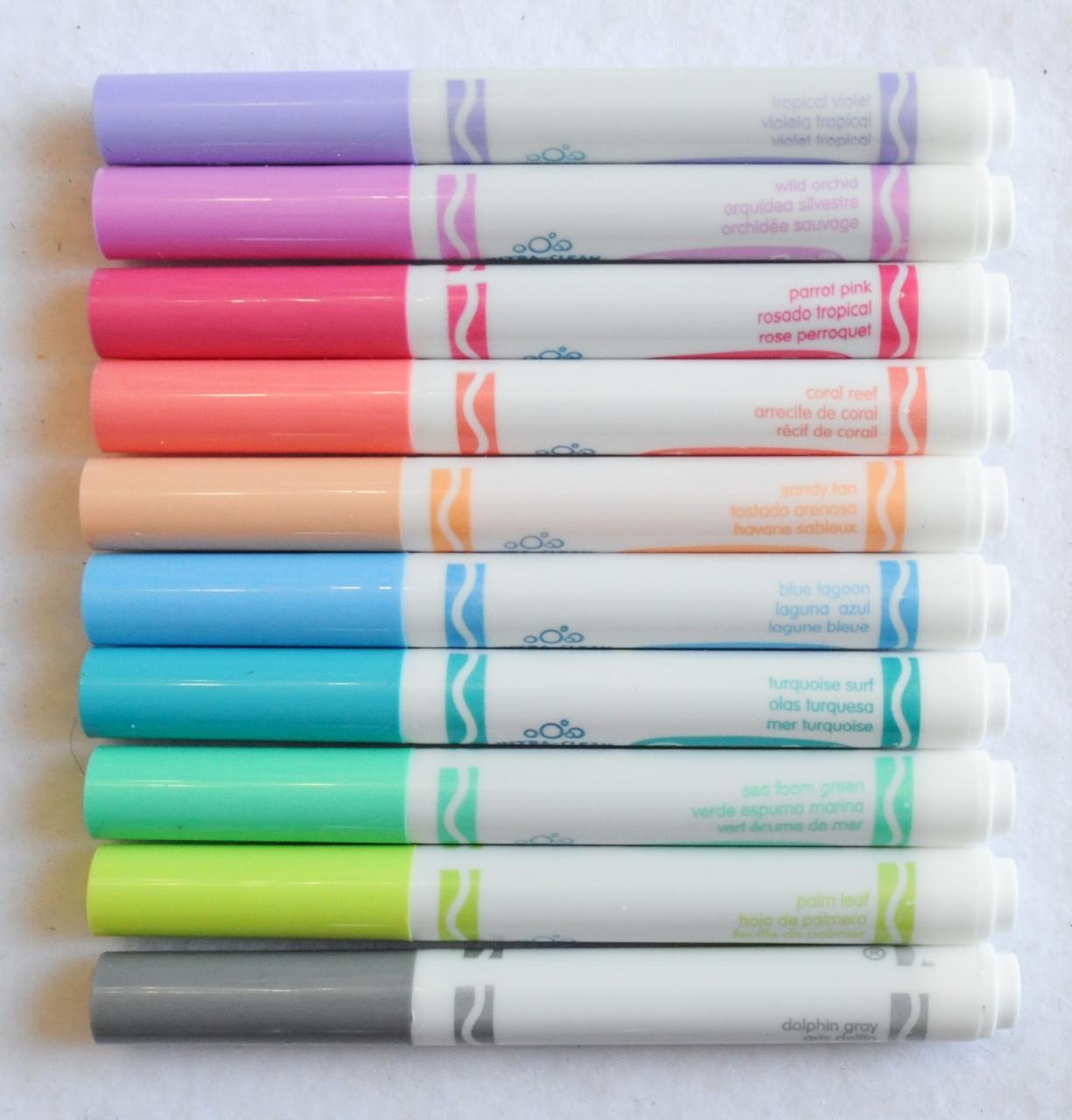 crayola tropical markers