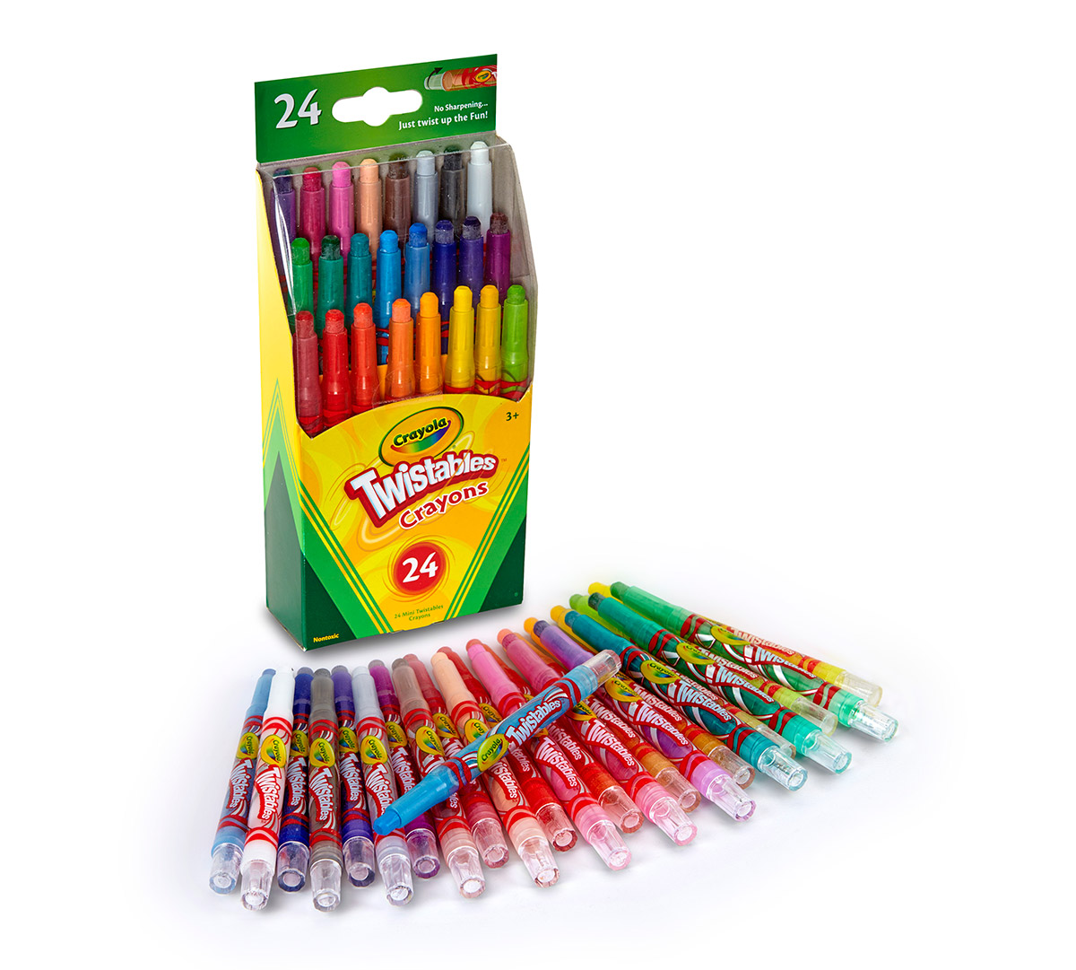 24 twistable crayons