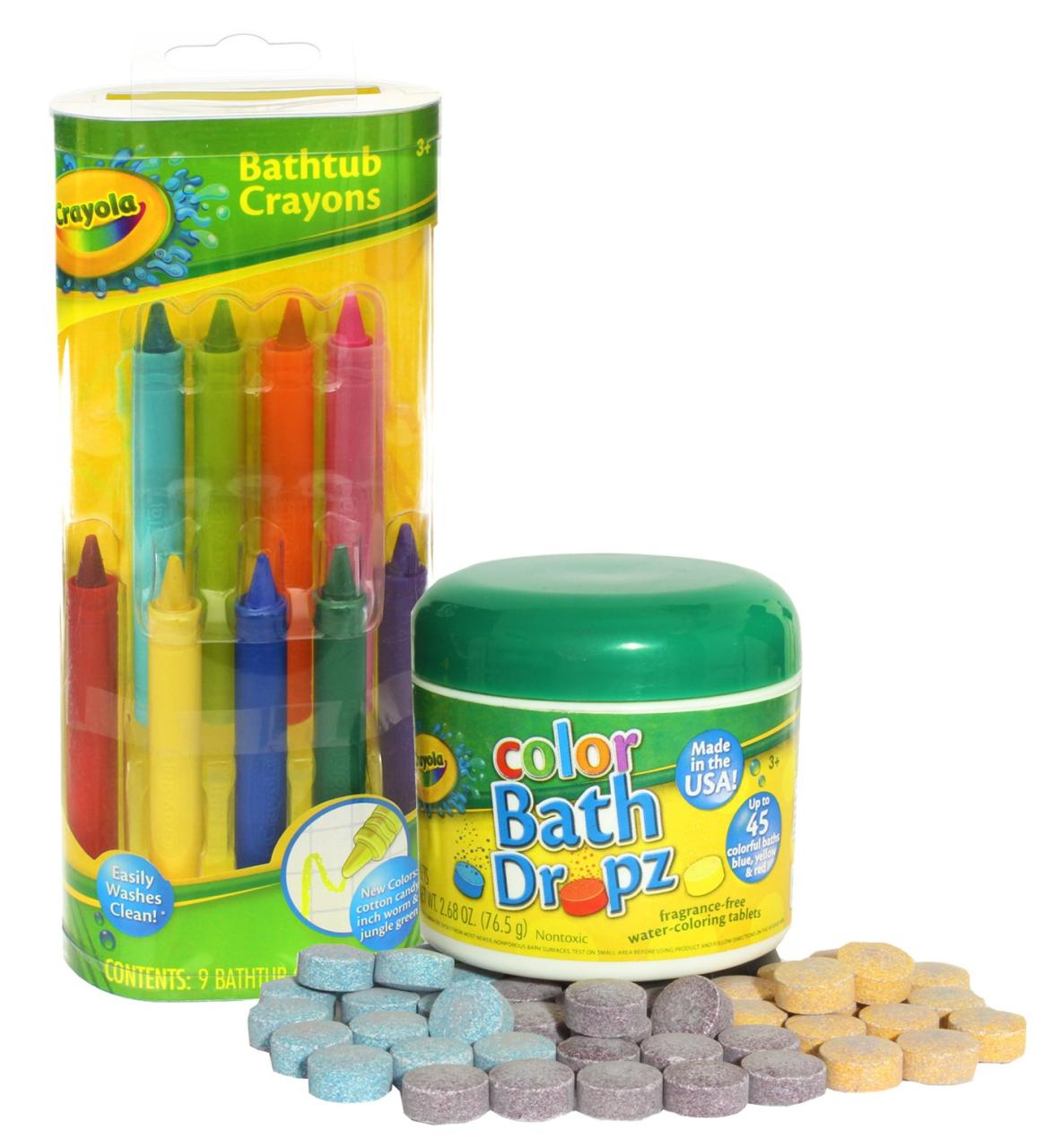 crayola crayons bath