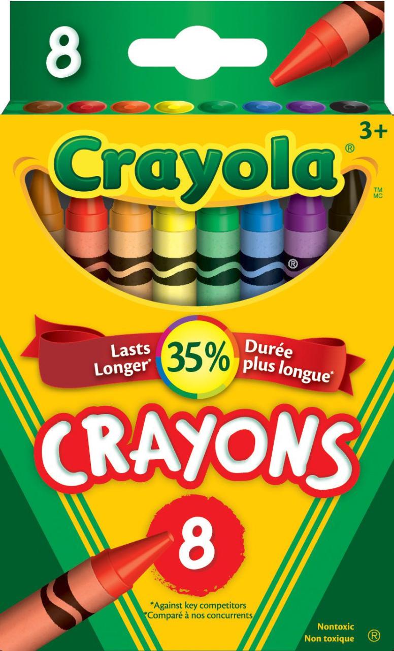 8 pack of crayons