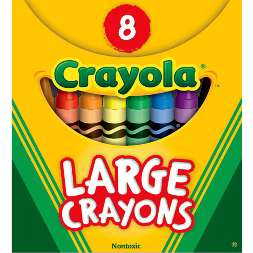 8 pack of crayons