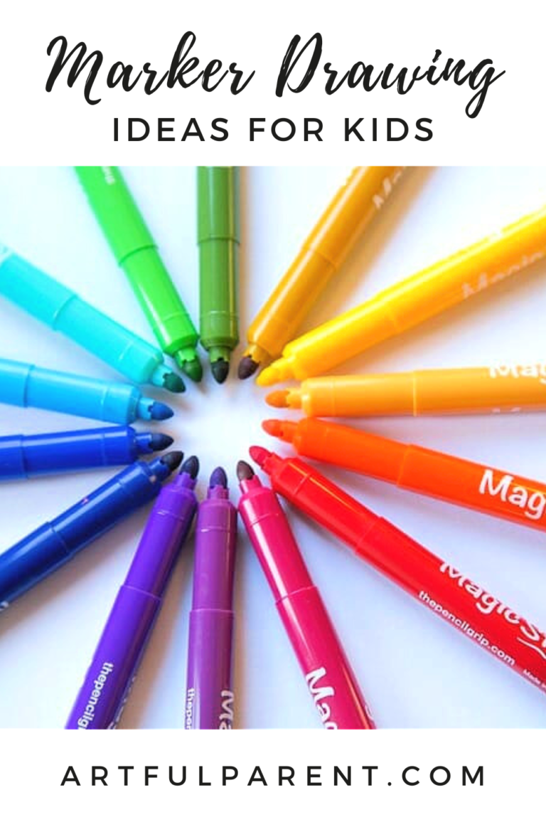 Let's Get Creative with Markers!  A Drawing Adventure for Kids