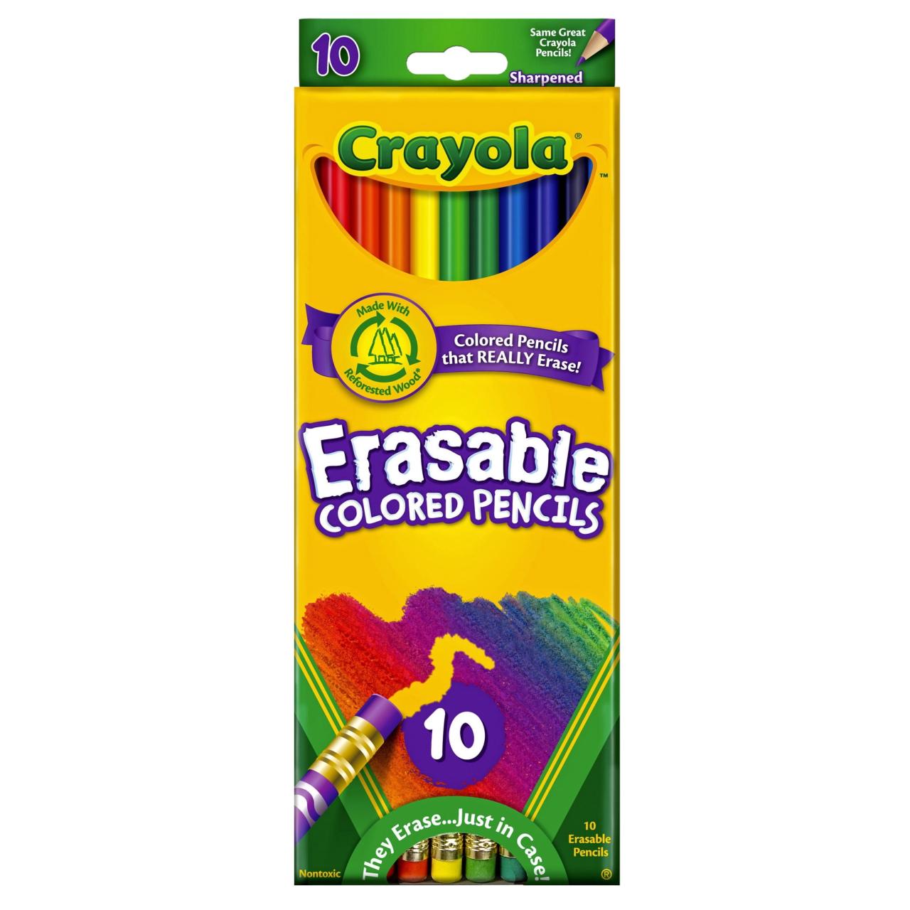 crayola erasable colored pencils