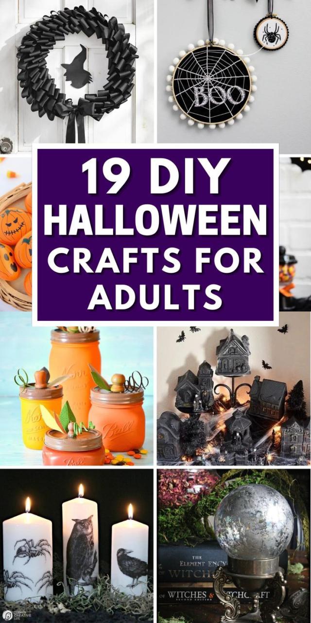 Spooky Fun: Unleashing Your Inner Artist with Halloween Crafts for Adults