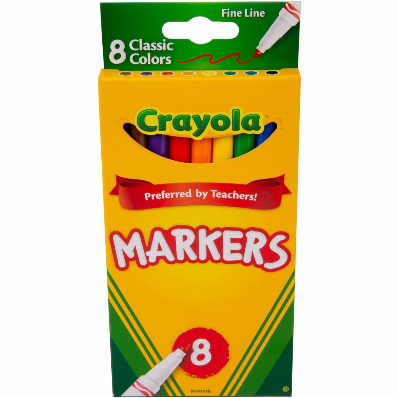 crayola markers skinny