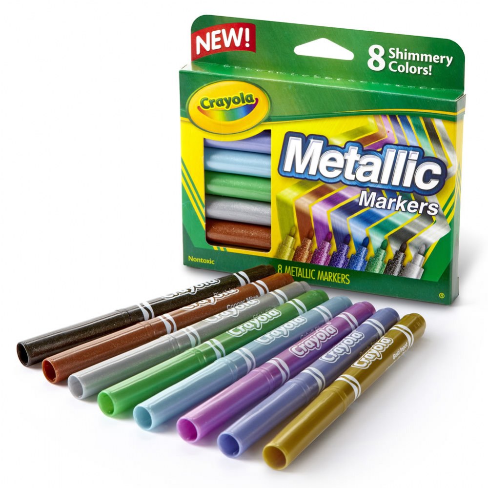 Unleash Your Inner Artist with Crayola Metallic Markers!