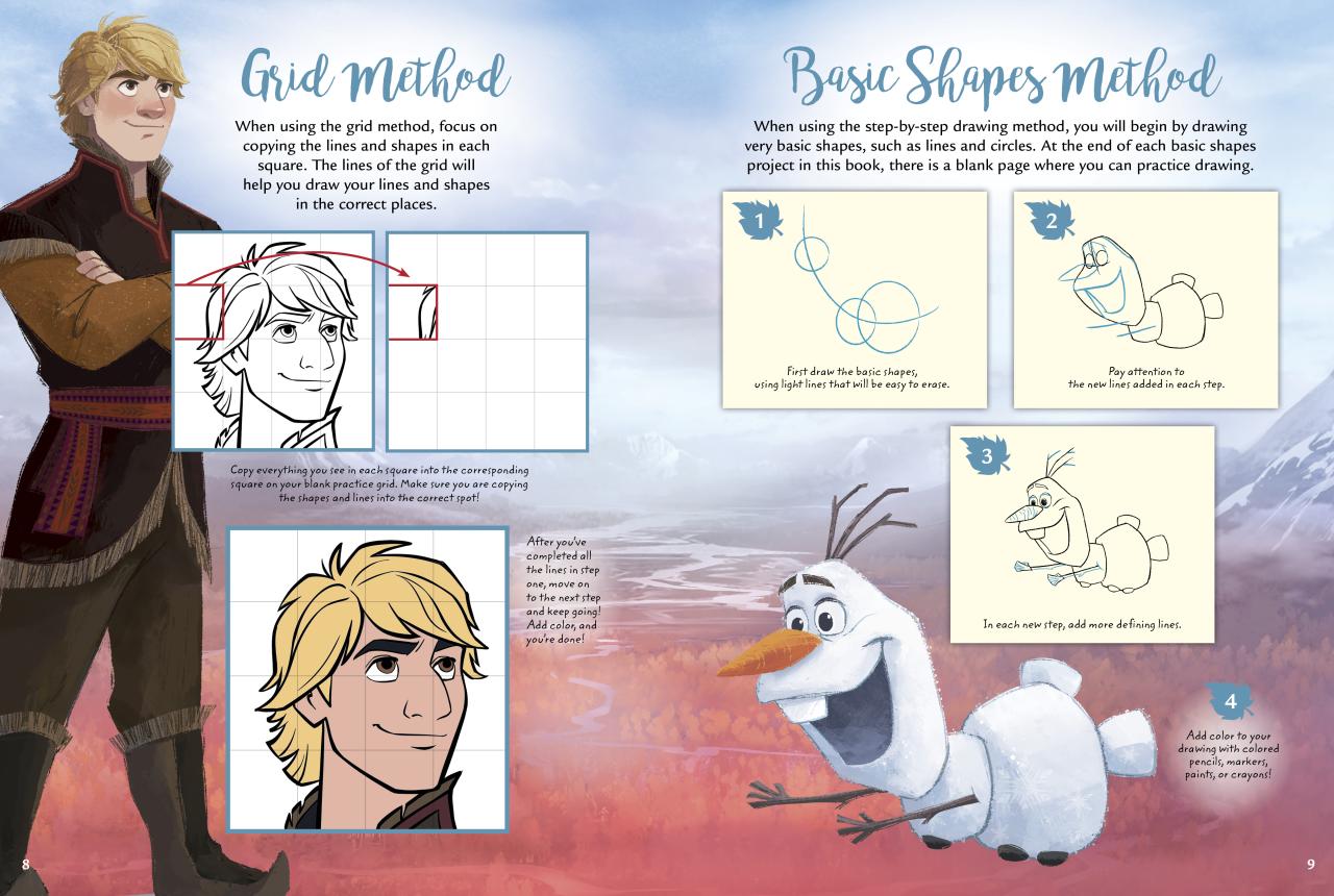 Unlocking the Magic of Drawing: A Frozen Adventure for Young Artists!