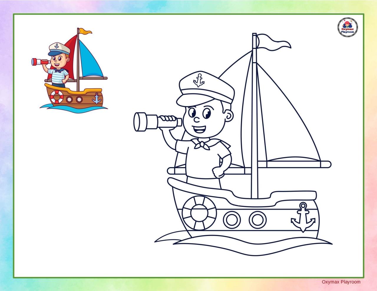 Let's Go on a Drawing Adventure! Transportation Coloring Sheets!