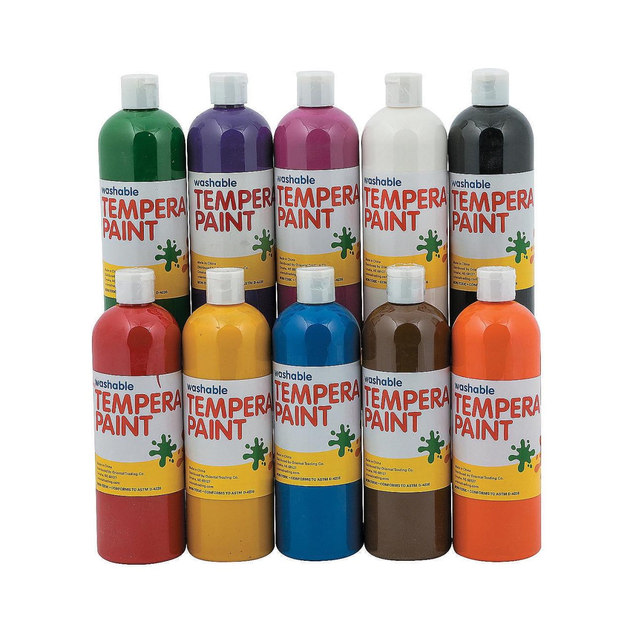 washable tempura paint