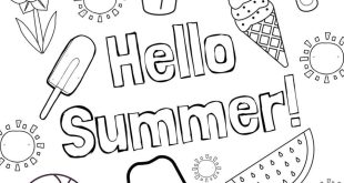 Summer Coloring Sheets: Unleashing Creativity in Preschoolers!