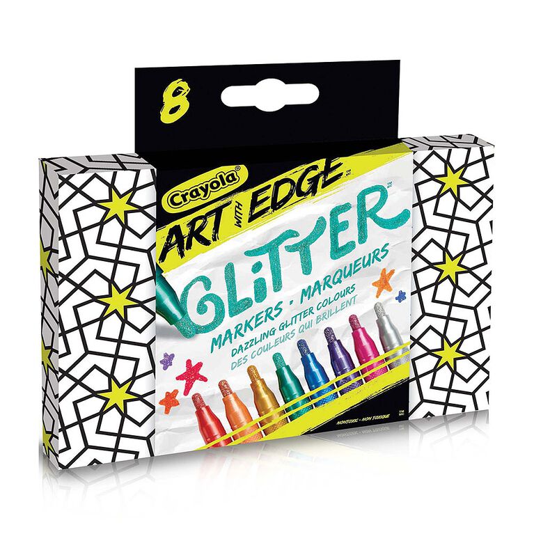 Let's Spark Your Imagination with Crayola Glitter Markers!