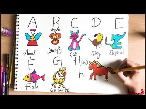 Let's Draw the Alphabet!  🎨