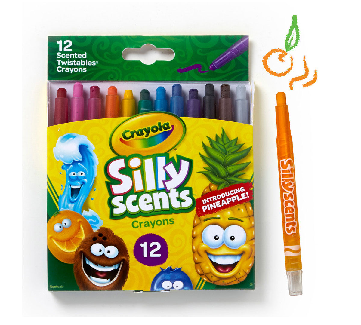 crayons silly scents