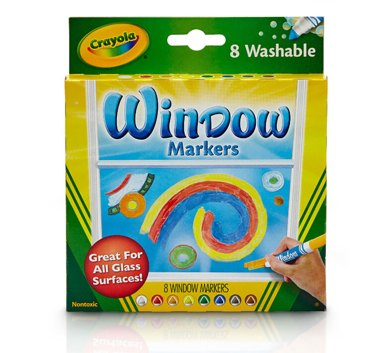 Unleash Your Inner Artist: Drawing Adventures with 8 Count Washable Markers!