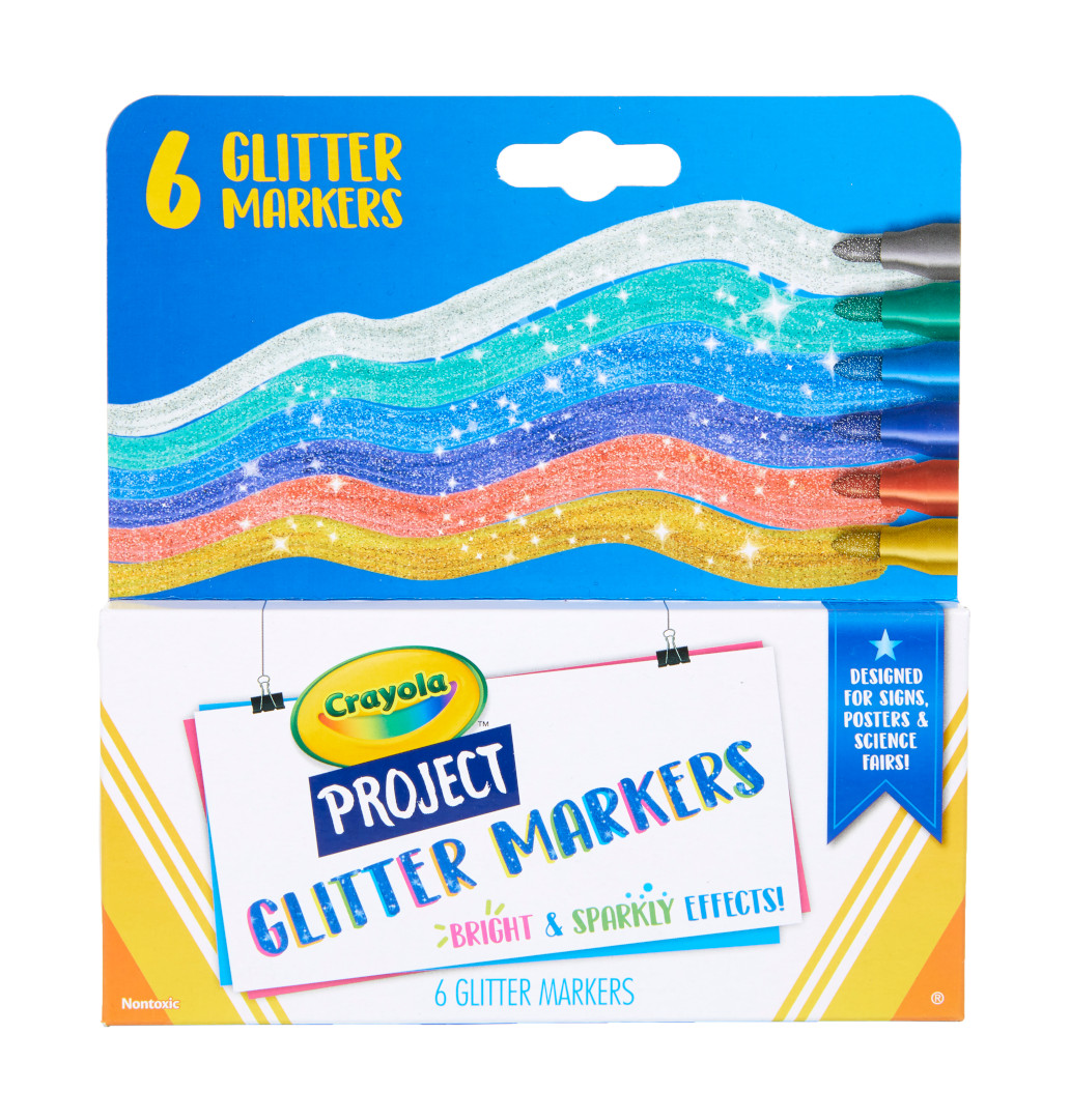 Let's Spark Your Imagination with Crayola Glitter Markers!