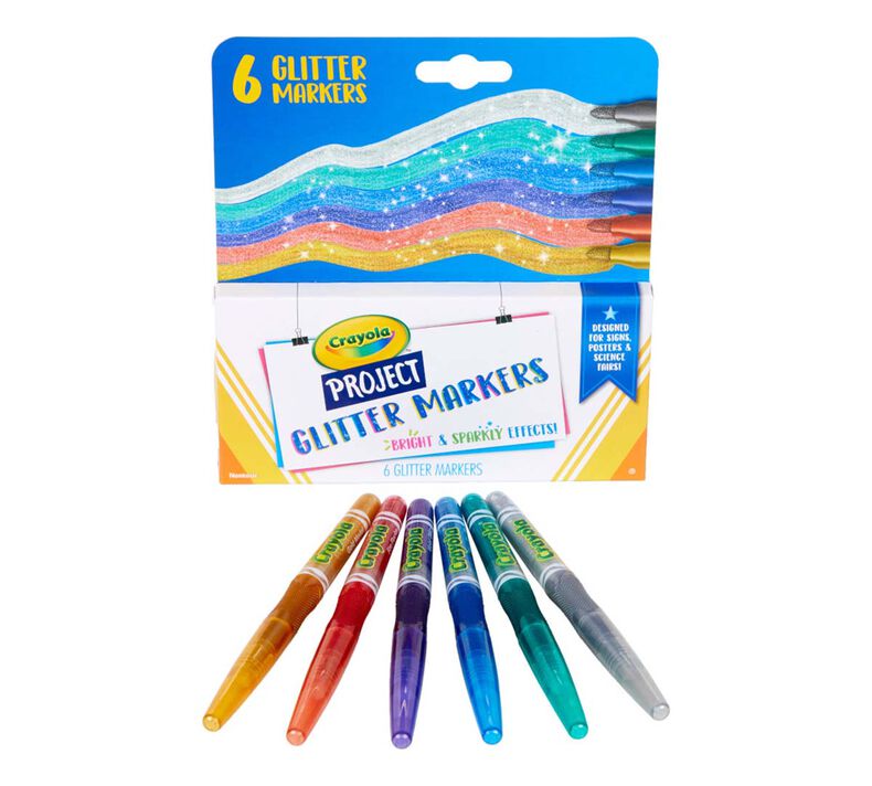 Let's Spark Your Imagination with Crayola Glitter Markers!