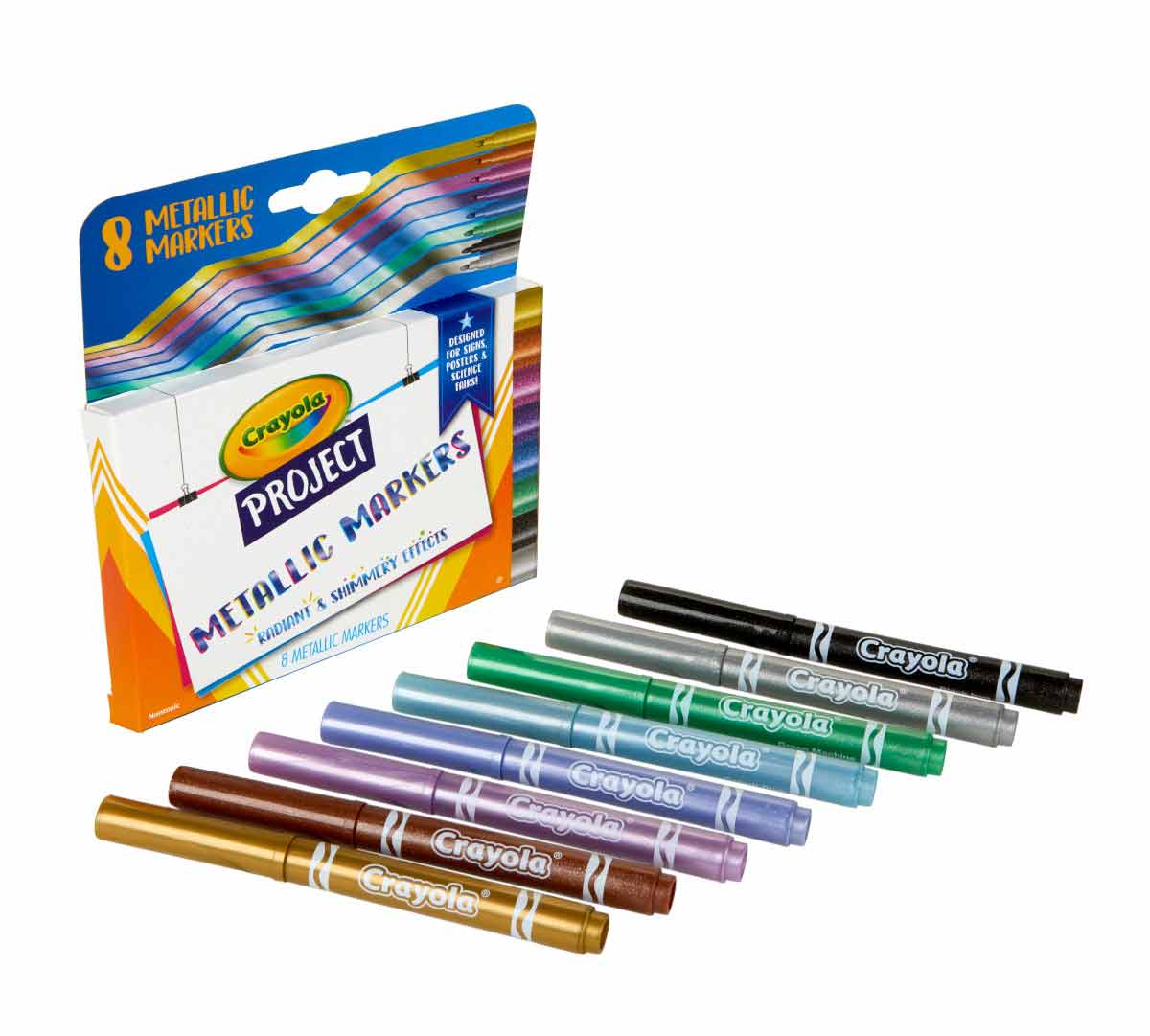 Unleash Your Inner Artist with Crayola Metallic Markers!