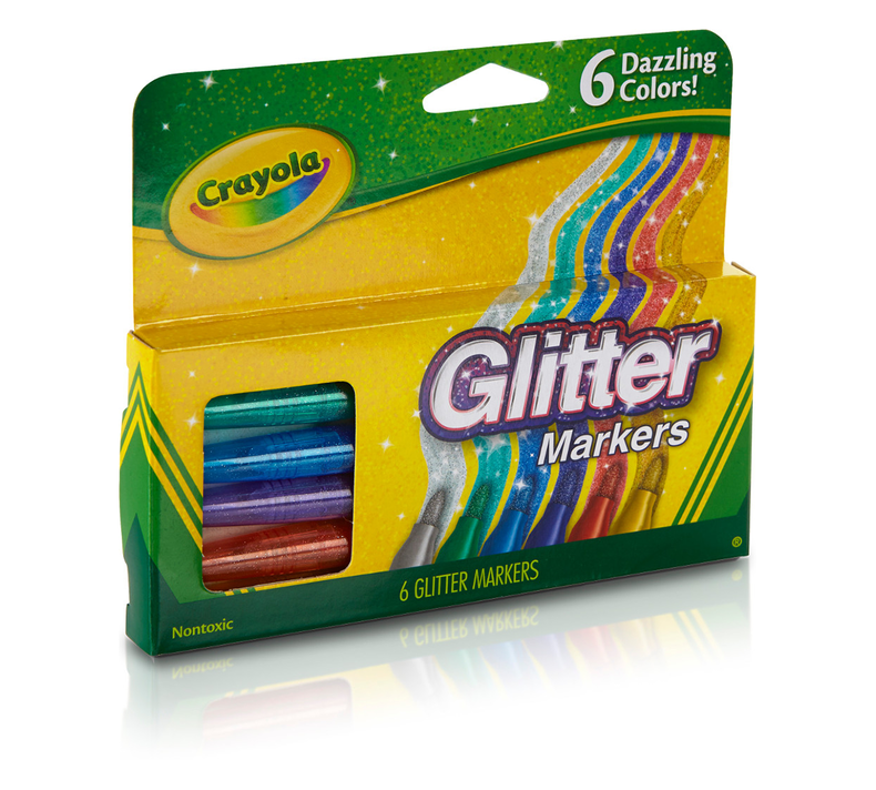 Let's Spark Your Imagination with Crayola Glitter Markers!