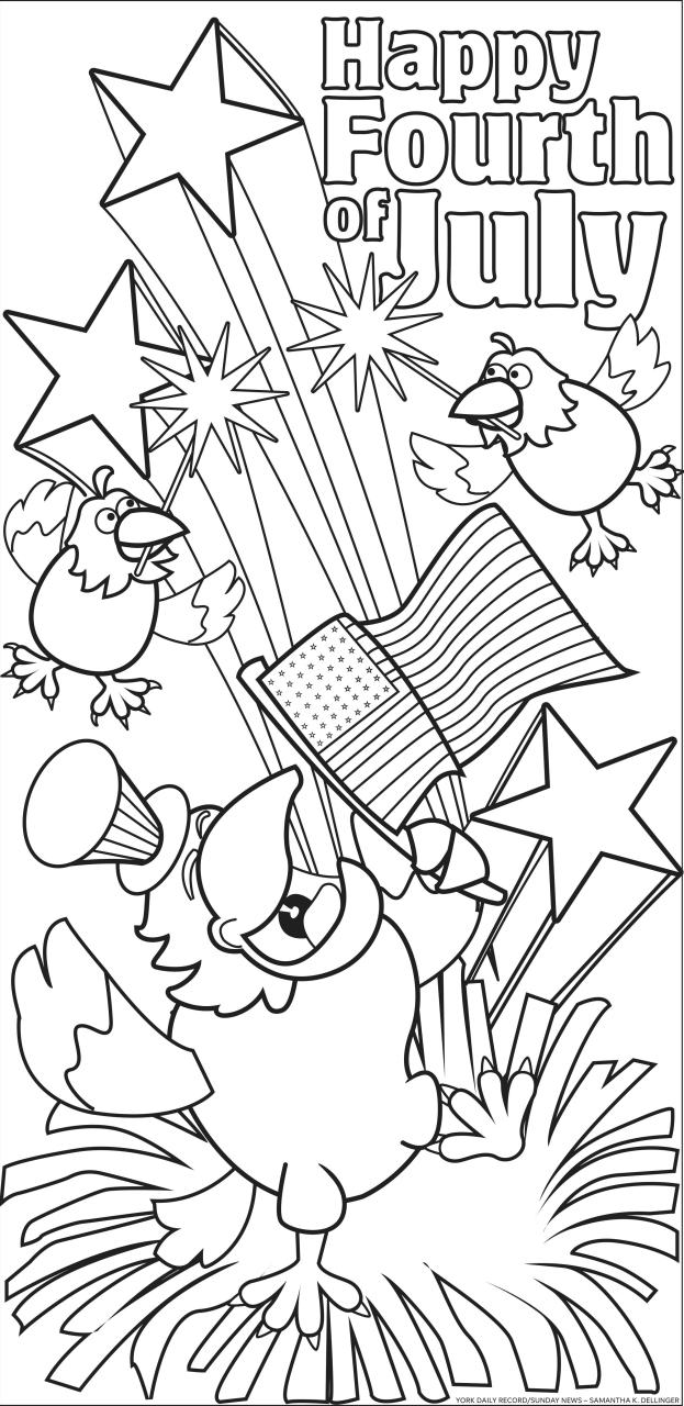 fourth of july coloring sheets