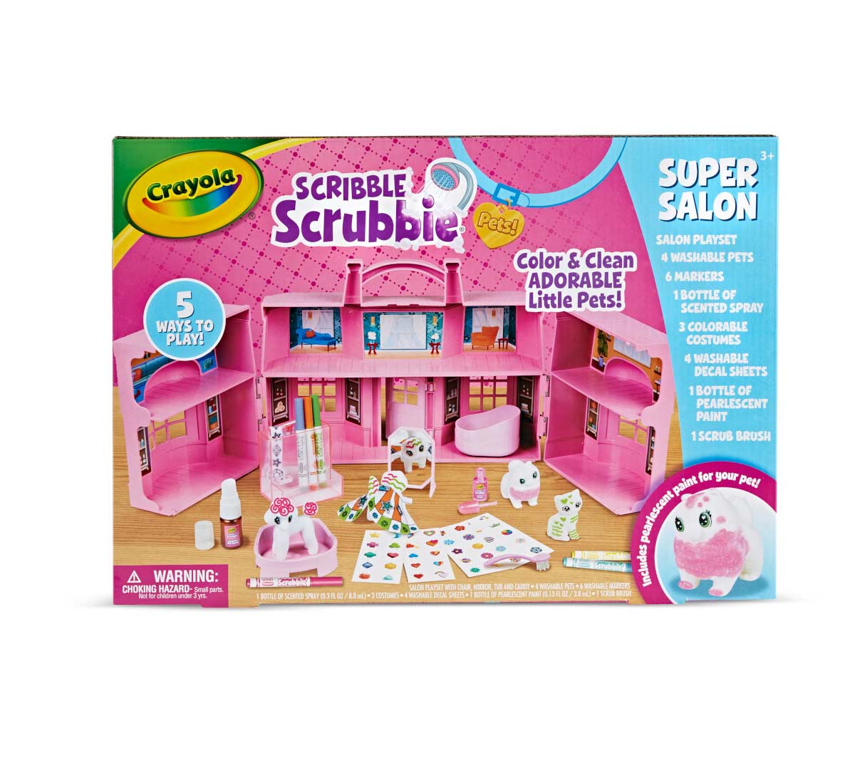 Unleash Your Inner Artist with Crayola Scribble Scrubbie Pets Beauty Shop!