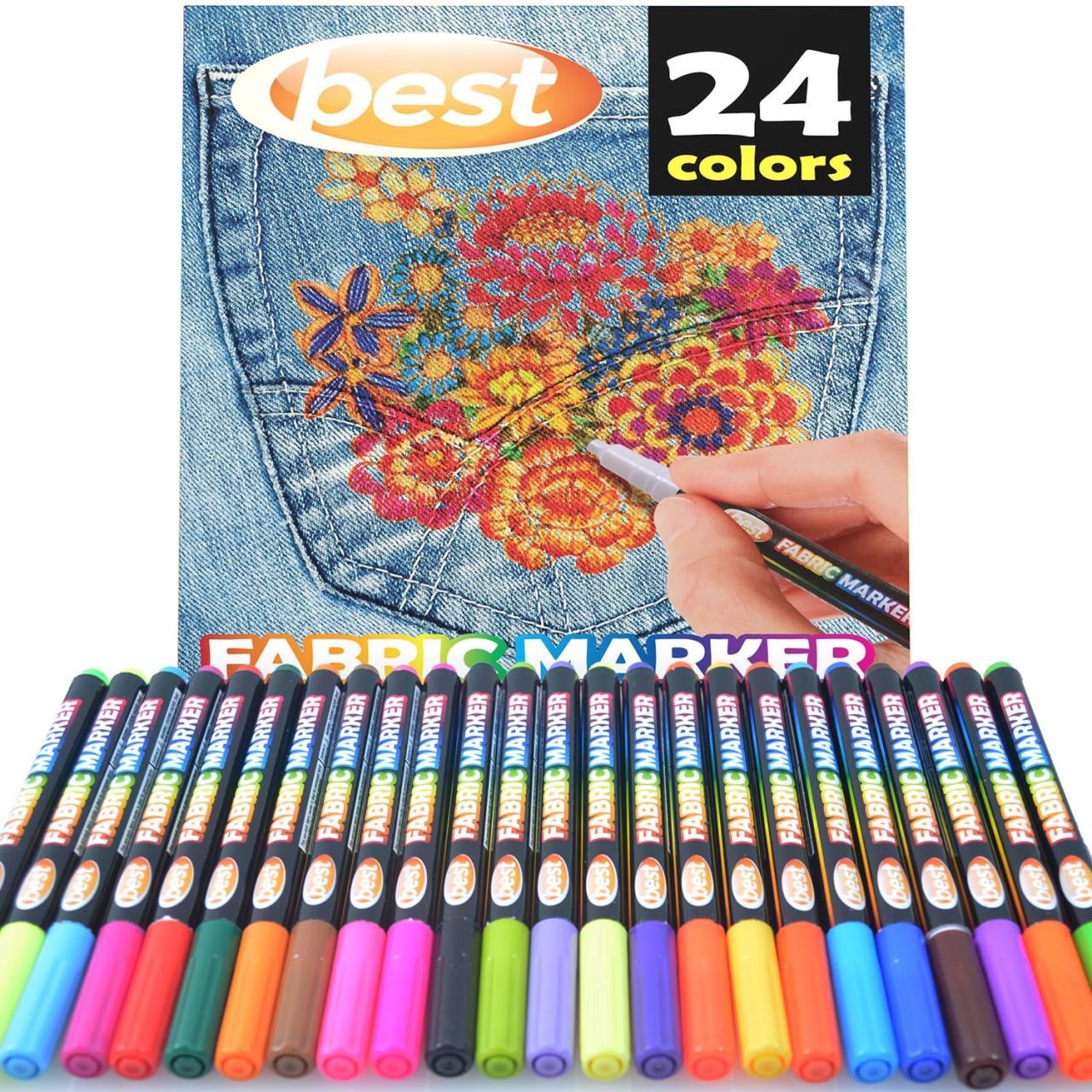 washable textile marker