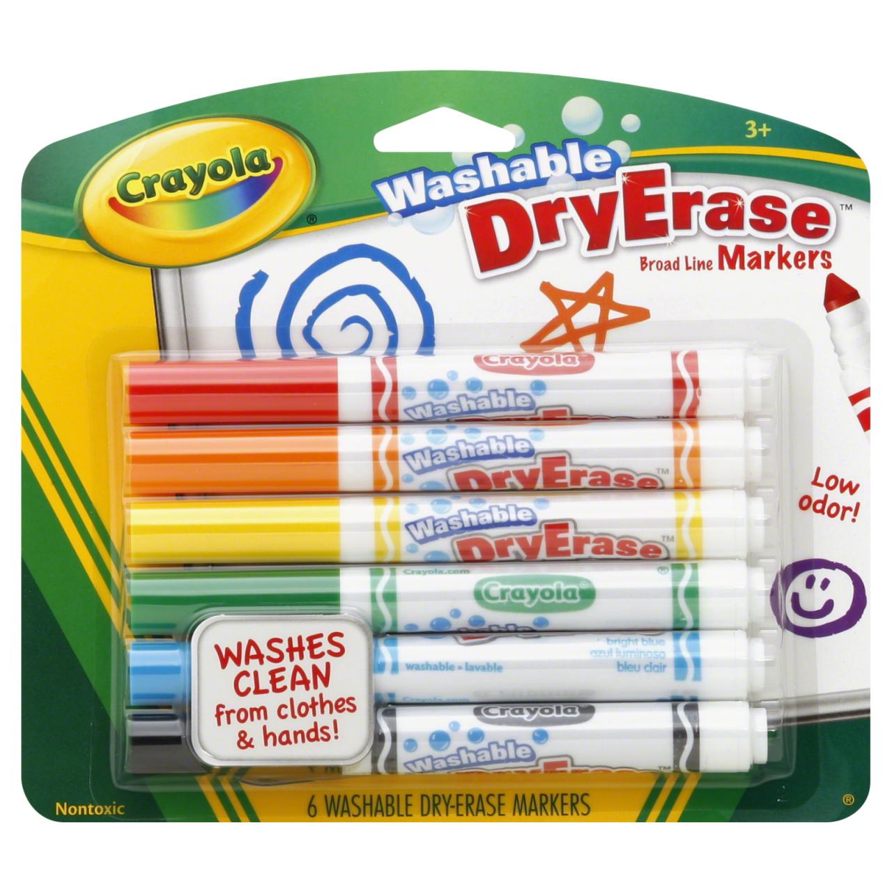 Unleash Your Inner Artist: Drawing Adventures with Crayola Washable Dry Erase Markers!