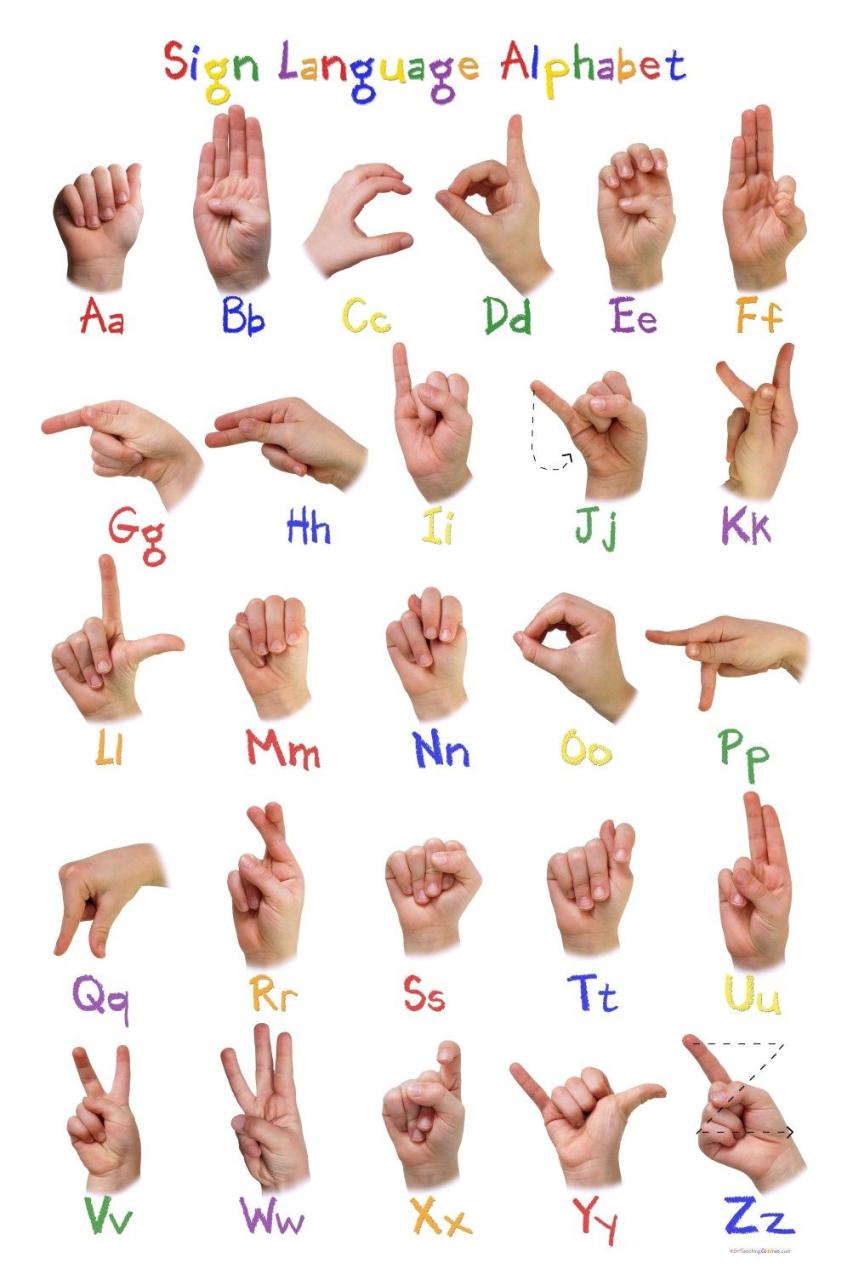 Let's Draw the Alphabet in Sign Language!