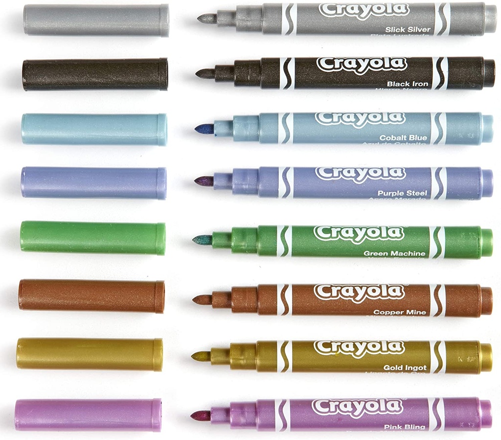 Unleash Your Inner Artist with Crayola Metallic Markers!