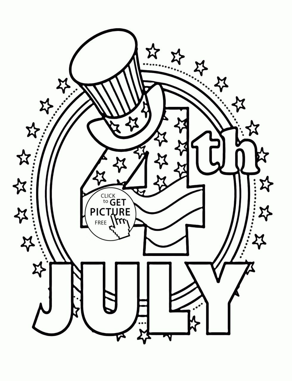 fourth of july coloring sheets