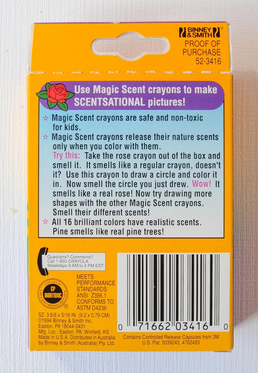 scent of crayons