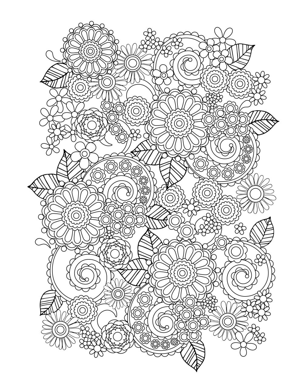 adult coloring pages images