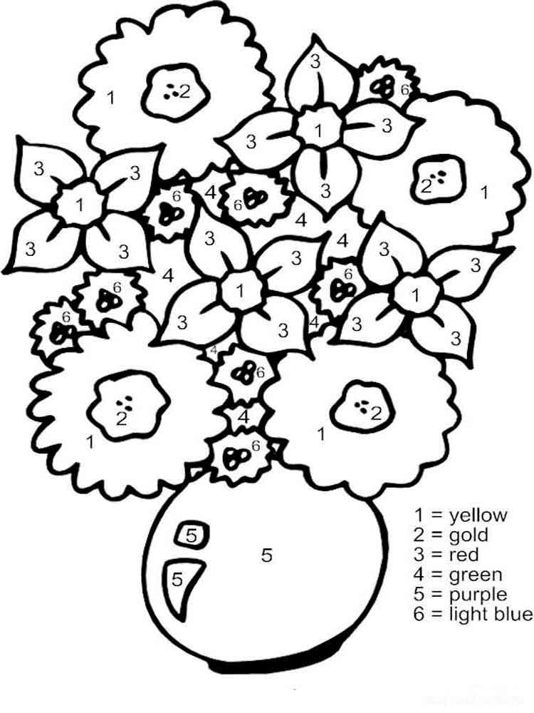 learning colors coloring pages