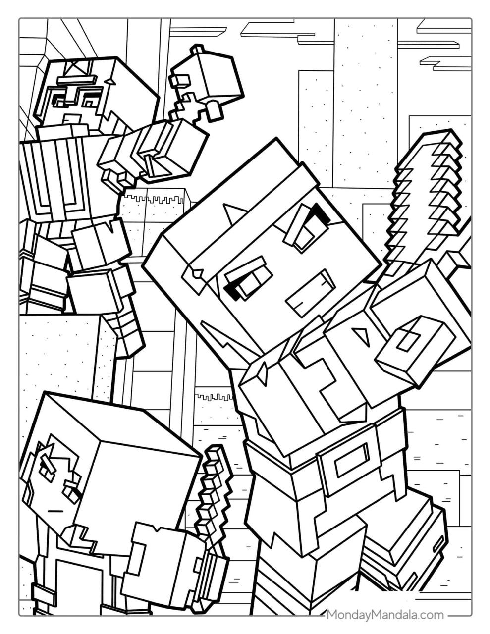 Welcome to the Minecraft Coloring Book Adventure!