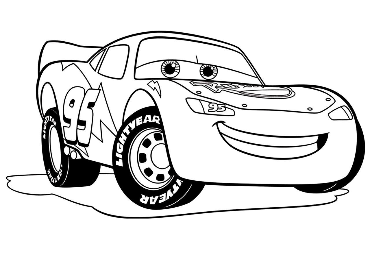 mcqueen coloring pages