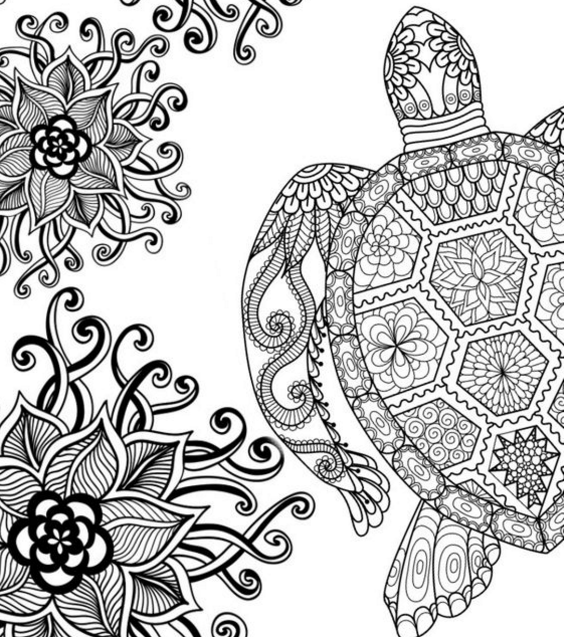 adult coloring pages images