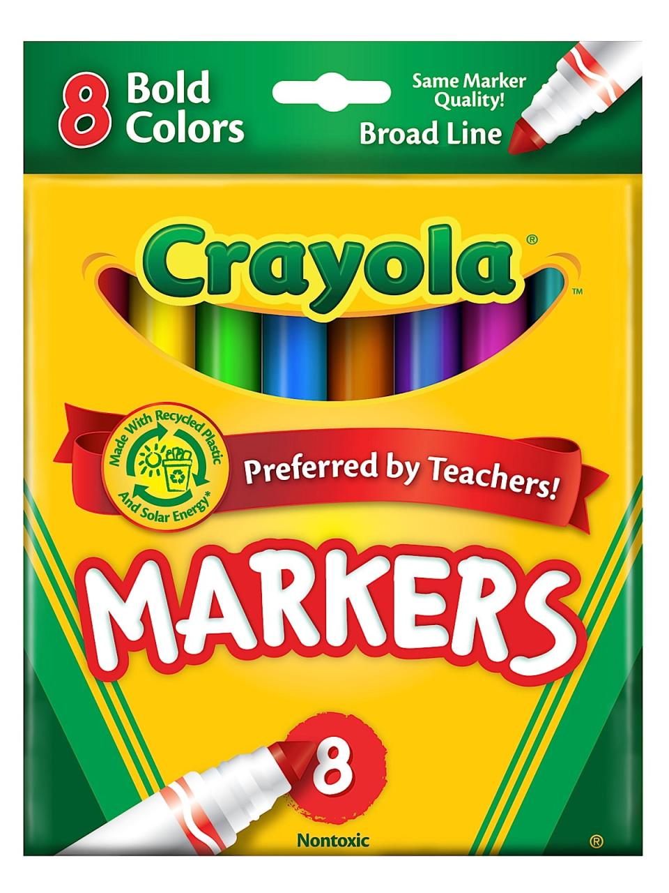 crayola markers 8 count