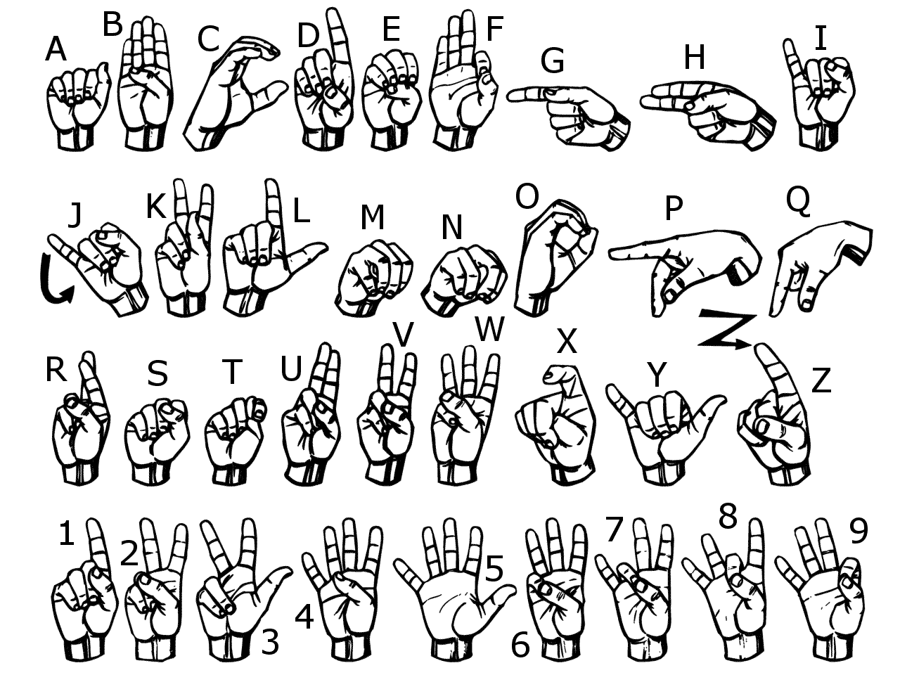 Let's Draw the Alphabet in Sign Language!