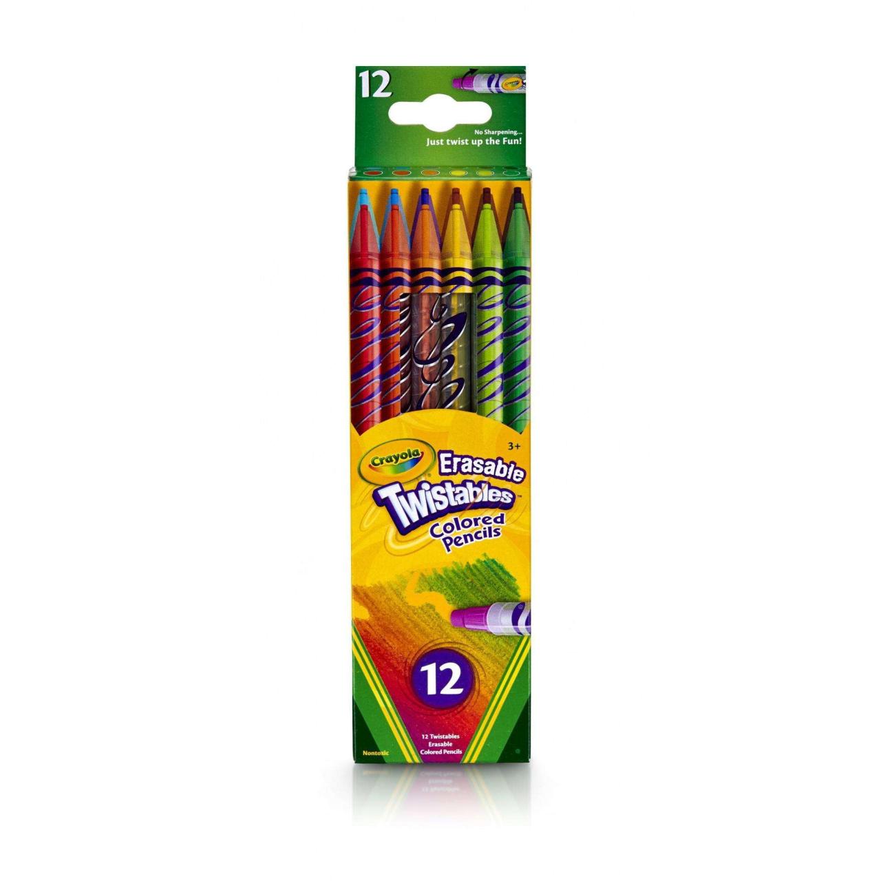 crayola erasable coloured pencils