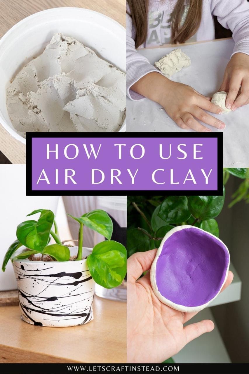 Let's Get Creative! Drawing with Air Dry Clay and Acrylic Sealer