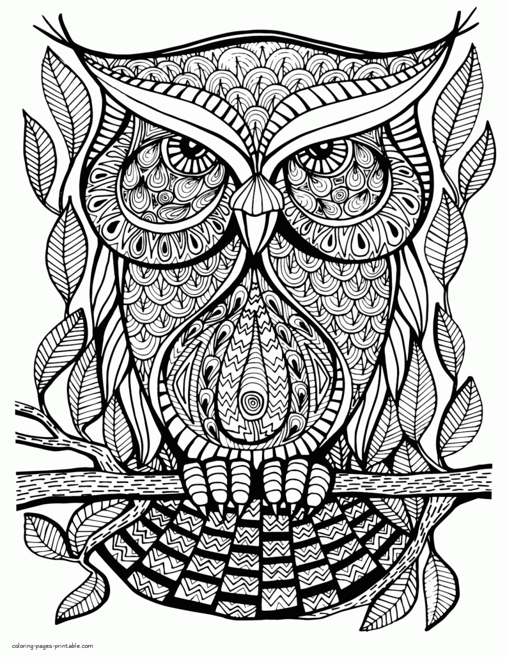 large coloring pages