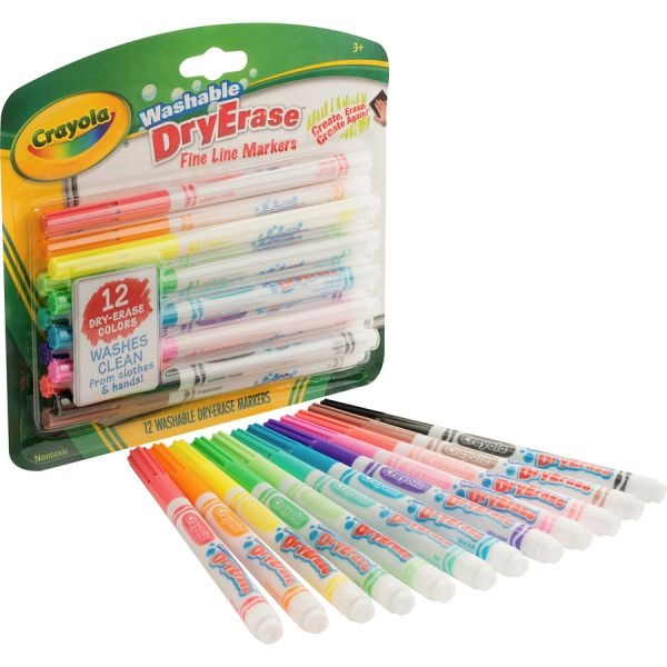 Unleash Your Inner Artist: Drawing Adventures with Crayola Washable Dry Erase Markers!