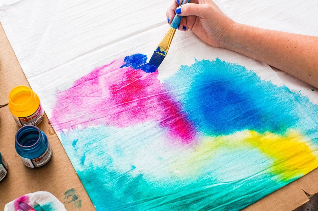 Let's Paint Fabric with Watercolors! 🎨