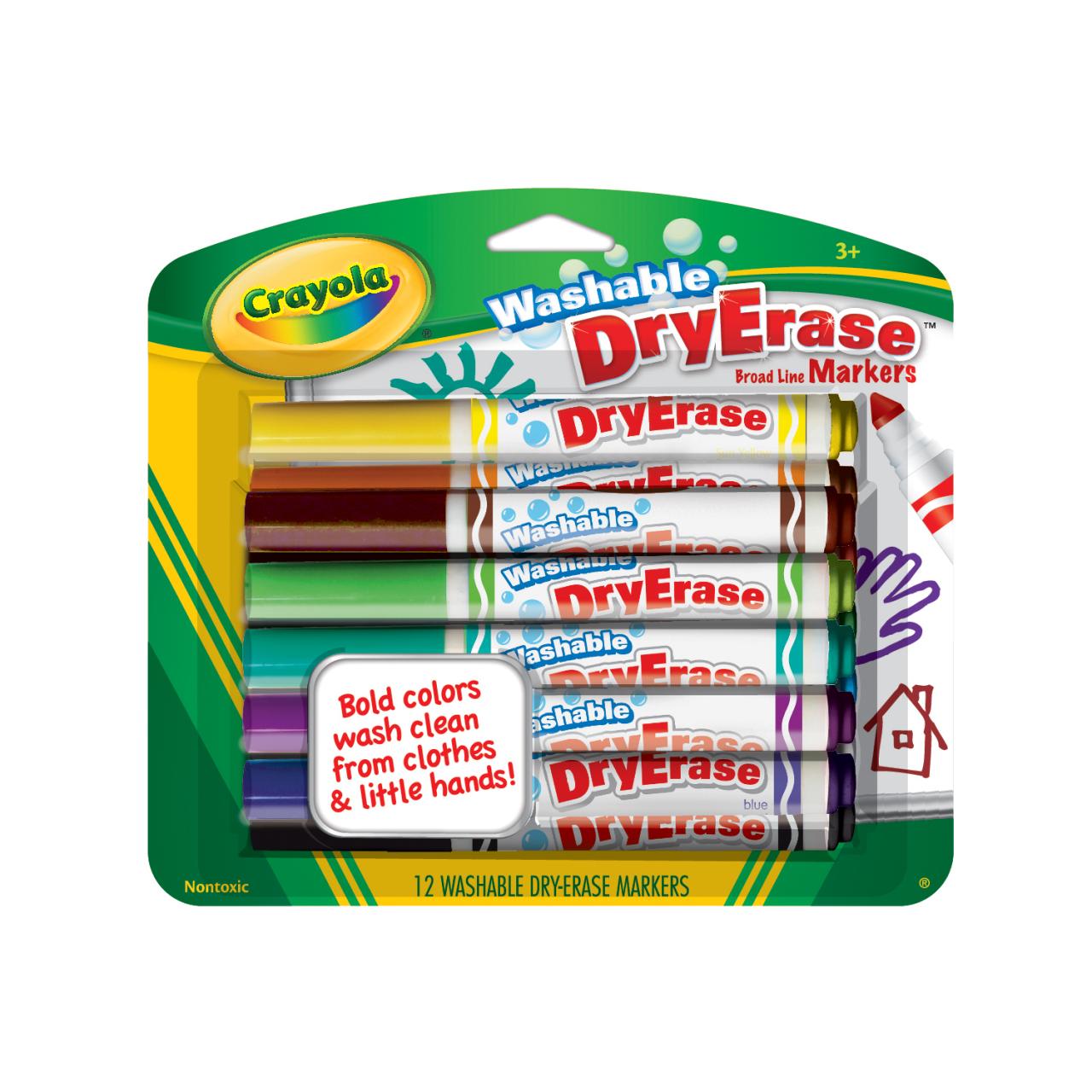 Unleash Your Inner Artist: Drawing Adventures with Crayola Washable Dry Erase Markers!