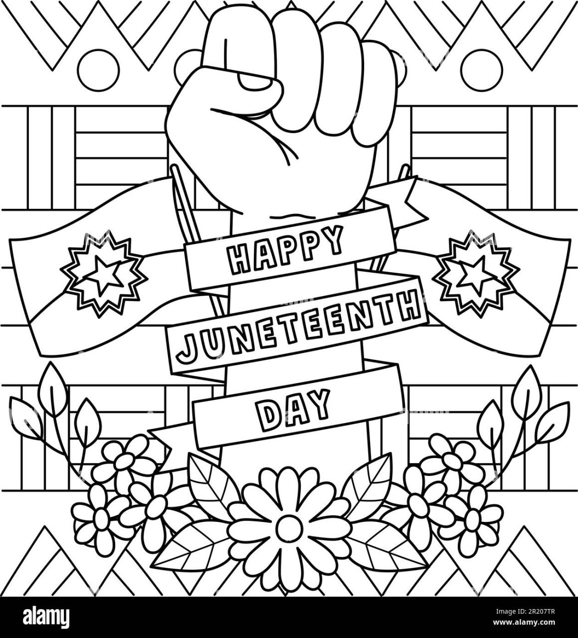 Let's Draw Together: A Juneteenth Coloring Book Adventure!