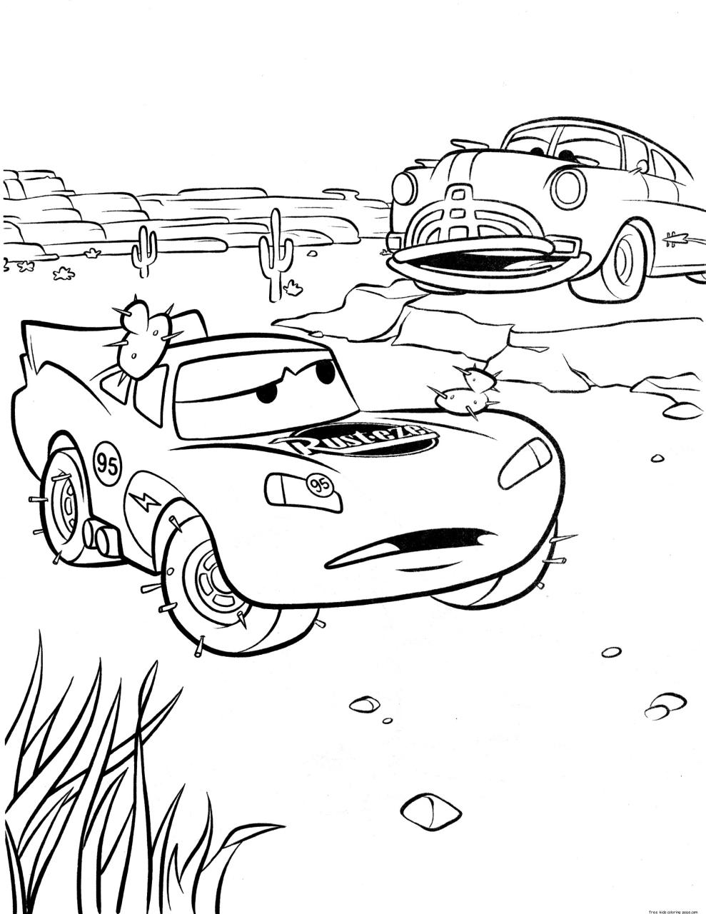 mcqueen coloring pages