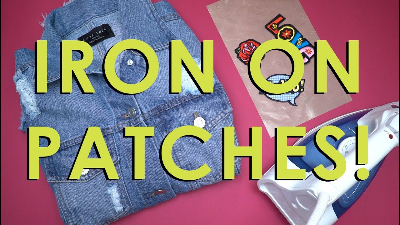 how to make iron on patches