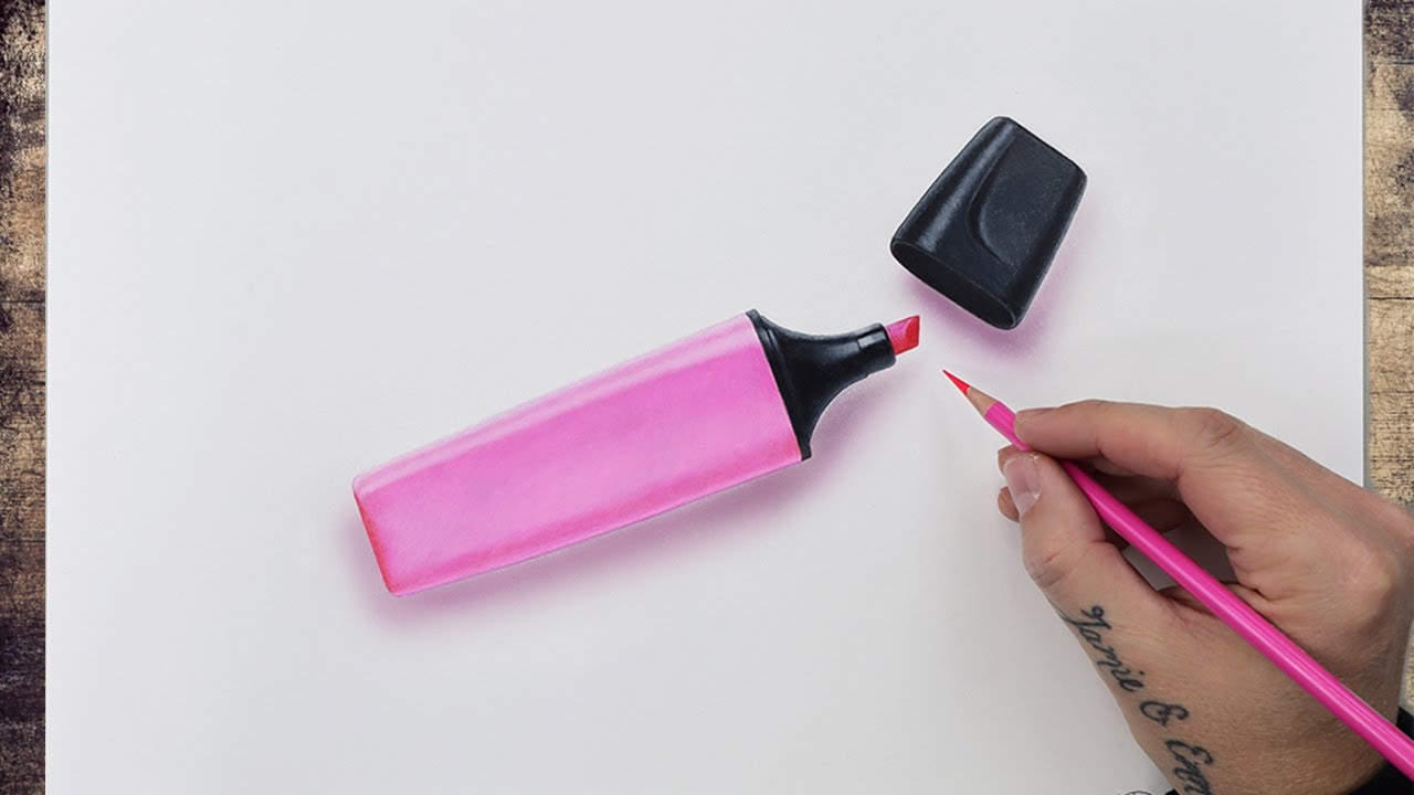 Let's Draw a Highlighter Pen with Eraser!