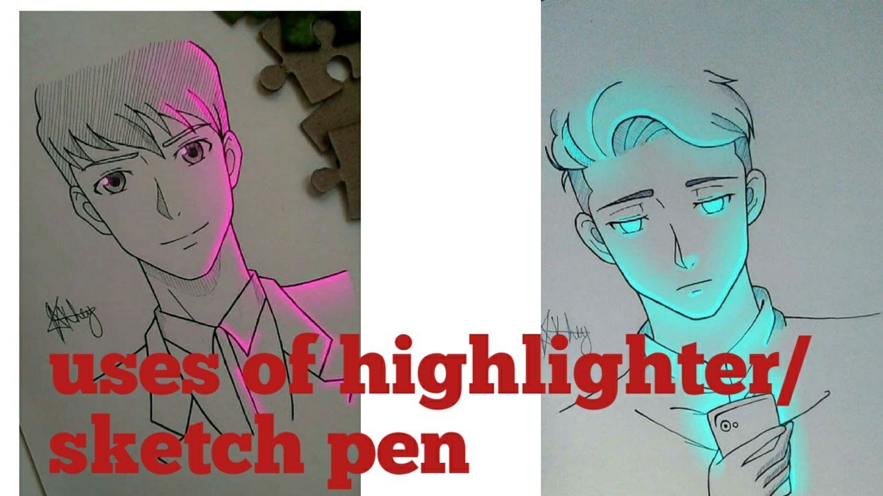 Let's Draw a Highlighter Pen with Eraser!