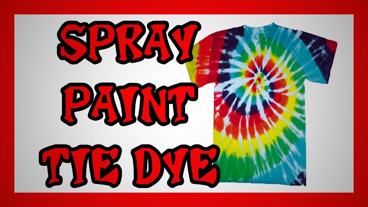 Let's Dive into the Colorful World of Tie-Dye Spray Paint!