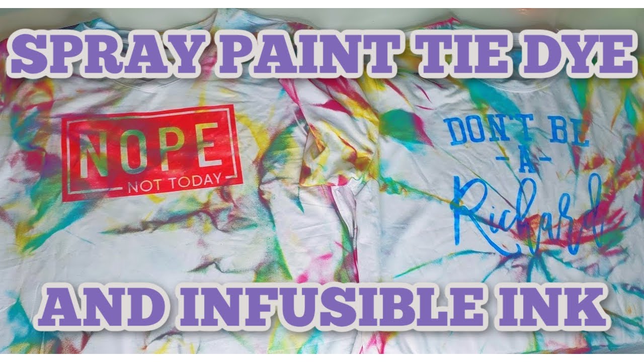 Let's Dive into the Colorful World of Tie-Dye Spray Paint!